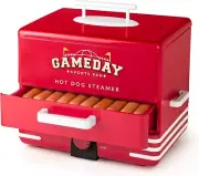 Fast Cooking Hot Dog Steamer & Bun Warmer for Crowd-Pleasing Game Day Treats