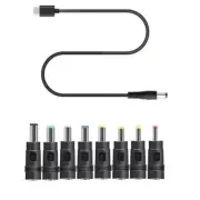 USB C PD Type C to 12V 3.5/4.0/4.8/5.5mm Power Cable for Camera Speaker LED Lamp