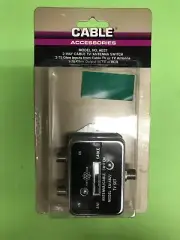 NOS Colormaster AB27 2-Way CABLE TV / ANTENNA SWITCH