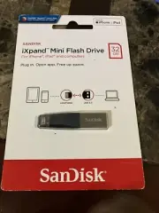 New SanDisk 32GB iXpand Mini USB 3.0 Flash Drive SDIX40N-032G-AP6NN For iPhone.