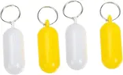 Abaodam 4Pcs Floating Keychain for Boat Keys Durable and Lightweight Key Ring for Water Sports Prevents Loss Water Key Holder Ornament for Beach Activities