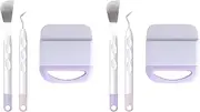 Mellisso 6Pcs Vinyl Weeding Tools, Weeding Tool for Vinyl with Hook Weeder, Piecing Tool Vinyl, Tool Kit for