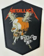 Metallica DAMAGE INC Licensed Woven Patch Sew On Thrash Metal Master Of Puppets