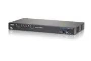 ATEN Desktop KVM Switch 8 Port Single Display HDMI w/ Audio, 2x Custom KVM Cables Included, Cascadable Up to 512 Computers via 3 Levels, Multi Display