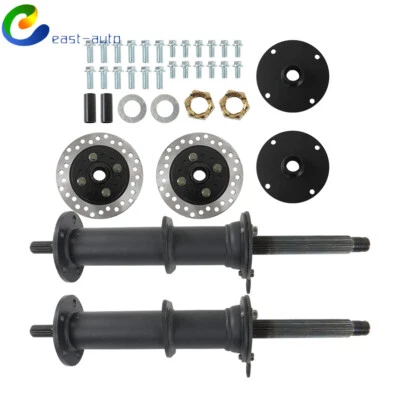 40" Differential Rear Axle Kit W 4 Stud Hub For Go Kart Golf Cart Mini Bike ATV