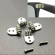 Glasses Hinge Replacement 6.0mm 4+3 Eyeglasses Plastic Frames, Sunglasses Wooden Frames Glasses Parts Replacement Glass Repair Kits Screws and Screwdriver