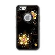Skin Decal for Otterbox Defender iPhone 6 Case / glowing flowers abstract