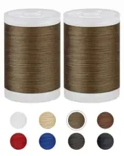 330 Yards Extra Strong Upholstery Thread,Khaki Bonded Nylon Thread for Denim
