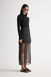 Luella Knit Top Black Size 10 | Elka Collective