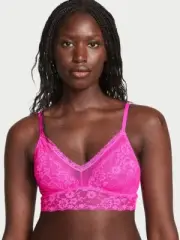 2 Victoria's Secret Curvy Posey Lace Bralette Sz Xl NWT