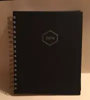 2019 Eccolo 12 Months Weekly Monthly Agenda Planner Calendar Black