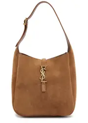 Saint Laurent Le 5 à 7 Small Suede Hobo bag - Tan ONE SIZE