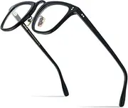 [HEPIDEM] Acetate Glasses Frame Women Vintage Square Eyeglasses Men Optical Spectacles