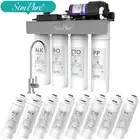 SimPure WP2-400GPD UV Alkaline pH+ Reverse Osmosis Water System 16 Filters Set