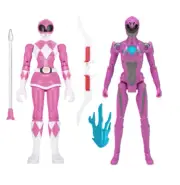 NEW Power Rangers Then and Now Pink Ranger Action Figure 2-pack Retro Kimberly