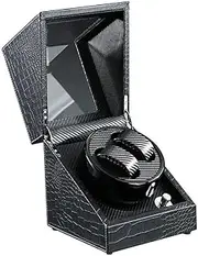 Storage Box Watch Winders Automatic Winder Case 2 Wrist Watches 5 Modes Quiet Motor Suitable Double Automatic Winder(B) LWX