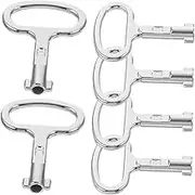 LIFKOME 6pcs Utility Keys for Electric Cabinet Water Valves Multi Functional Shapes Compact Design for Radiator Vent Plumbing Applications