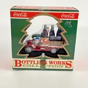 Coca Cola Christmas Ornament Bottling Works Collection Delivery Truck Vintage