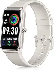 New Men's Women's Smartwatch,1.47" HD Large Screen,Outdoor Sports Smartwatch with 25+ Sports Modes, Fitness Tracker Watch,Smart Reminder and More,Compatible with iPhone and Android,White
