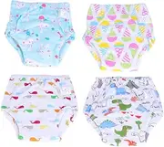 LOLIPPYY Reusable Training Pants Layers Breathable Gauze Diapers Cartoon Design Potty Training Pants for Boys S for Outdoor Use and Developing Pee Habits