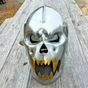 Knight Medieval Skull helmet ~ Greek larp SCA~ Halloween Crusader