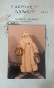 Vintage 1990 Tole Painting Packet: A Russian St. Nicholas by Jean Zawicki