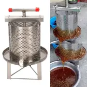 Stainless Steel Honey Squeezing Machine Honeycomb Press Mesh Wax Beekeeping Tool