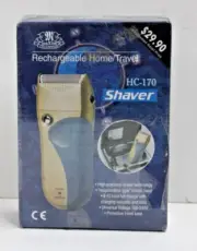 Rechargeable Shaver HC-170 Retractable Trimmer Travel Case Cleaning Brush