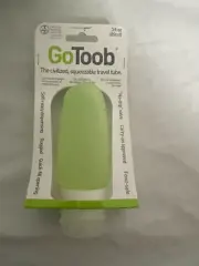 Humangear GoToob+ Soft Silicone Travel Bottle, 3 fl oz. - Green