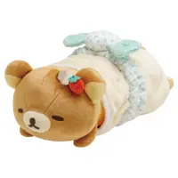 在飛比找momo購物網優惠-【San-X】拉拉熊 甜點樂園系列 趴姿絨毛娃娃毛毯組(生活
