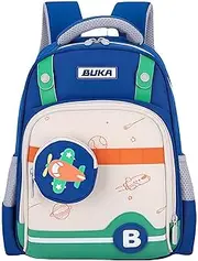 [Mfikaryi] Toddler backpack for Kids 3-5, Kindergarten Girls Boys Backpack, Preschool Cute Backpack, M65-royal Blue, Small, Daypack Backpacks