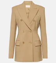 [Sportmax] Sportmax Gelly tailored wool blazer UK 14 beige
