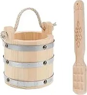 iplusmile 1 Set Wooden Rice Mixing Bowl Solid Storage Container for Rice Yogurt and Butter Kitchen Supplies for Home Restaurant Use