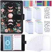 Colarr 32 Pcs Budget Binder A6 Money Organizer Budget Binder with Zipper Enve...