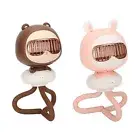 USB Fan Stroller Fan Bladeless 4 Wind Speed Mini Portable Fan For Outdoor Campin