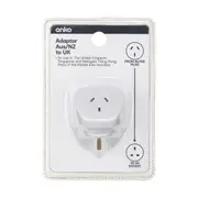 Adaptor - AU/NZ Plug to UK Socket - Triple Flat Pins
