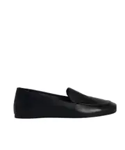 round-head flat shoes 40 Black