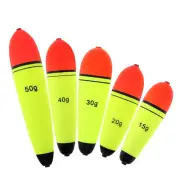 5pcs EVA Fishing Bobber Floats Slip Bobber Eye-catching Slip Corks For Panfish