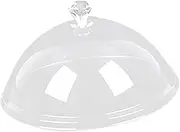 Fonowx Elegant Acrylic Cake Dome with Revolving Base, 10 inch