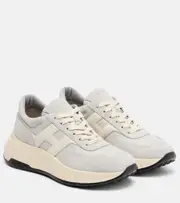 [Hogan] Hogan H669 suede and leather sneakers AU 11 grey