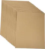 Angoily 15pcs Learning Cards Note Write Blind People Supplies Writing Board Writing Tool Marker Blinder Blank Alphabet Board Paper Khaki