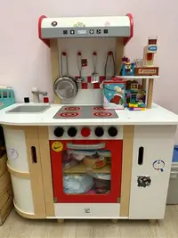 在飛比找Yahoo!奇摩拍賣優惠-Hape 全實木製 兒童廚房遊戲組