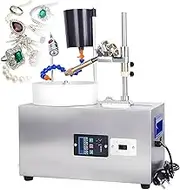 180W Gem Faceting Machine, Lapidary Stone Polisher Machine Jewelry Cutting Grinder, 0-96°Scale Adjustment, 0-3000 RPM Adjustable Speed, Led Digital Angle Indicator, for Grinding and Polishing