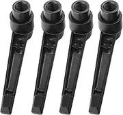 4pcs Metal Machine Knobs, Adjustable Fixing Handle, Metal Machine Knobs, Adjustable Fixing Handle, M4 M5 M6 M10 M12 Female Thread Clamp Handle (Internal Thread M10 (Handle Length 80))