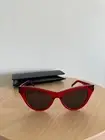 New Saint Laurent sunglasses glasses womens mens optical SL 425 005 red cat eye