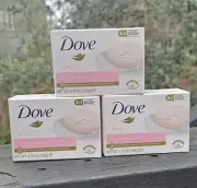 New Dove Pink with Deep Moisture Bar Soap 4.75 oz Skin Cleanser Beauty Body Wash