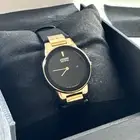 Citizen Eco-Drive Ladies Axiom Gold Tone Watch GA1052-04E