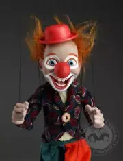 Cheeky Clown, 19 inches hand-made marionette puppet