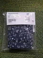 Ikea BERGMUND Cover for Bar Stool w/Backrest, Ryrane Dark Blue 004.810.99 - NEW