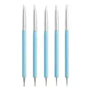 Silicone Nail Tools Double Tipped Silicone Clay Sculpting Tools 5 Pieces